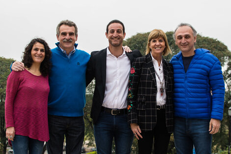 Rossi y Rodenas junto a Sukerman, López y Rosúa.