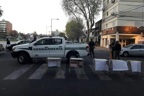 En el acto de ayer, se sumaron críticas al accionar de Gendarmería el jueves a la noche.