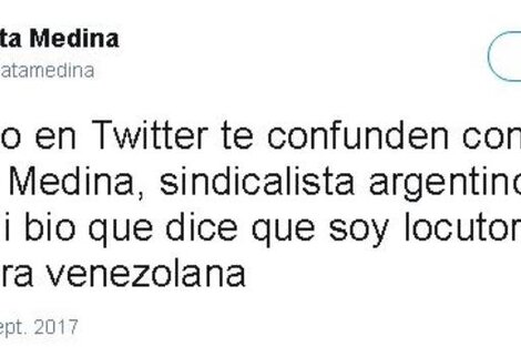 “Pata” Medina, la venezolana que la ligó en Twitter