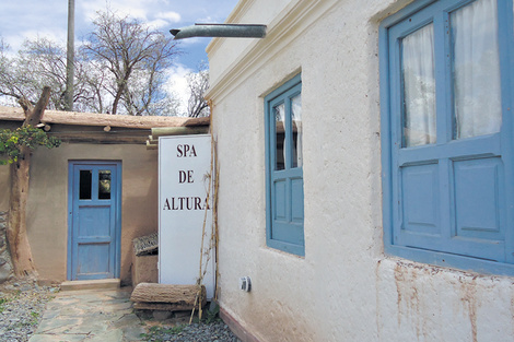 El spa de altura del Hotel Sala de Payogasta, que tiene su propia bodega.