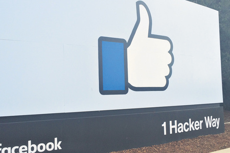 Hacker Way, toda una ironía para el cartel de bienvenida a Facebook. (Fuente: Graciela Cutuli)