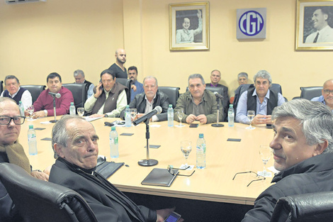 El encuentro tuvo lugar en la sede de la CGT.