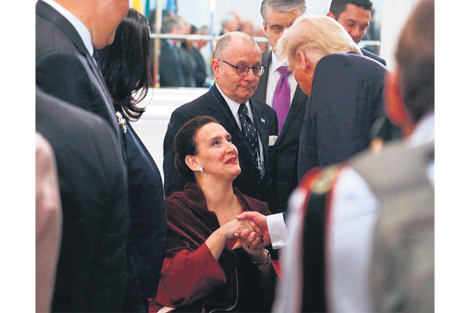 Donald Trump recibió a Gabriela Michetti y al canciller Faurie.