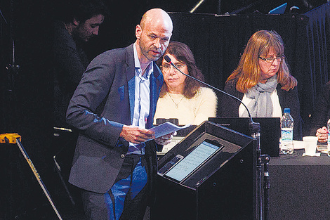 Guillermo Dietrich, ministro de Transporte, encabezó la audiencia. (Fuente: DyN)