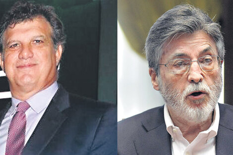 Gianfranco Macri, hermano del Presidente. Alberto Abad, titular de la AFIP.