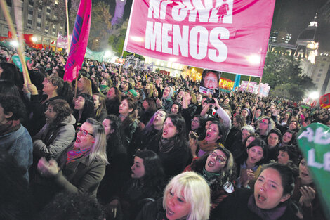 Ni Una Menos: “Salimos a la calle a profundizar las demandas”. (Fuente: Joaquín Salguero)