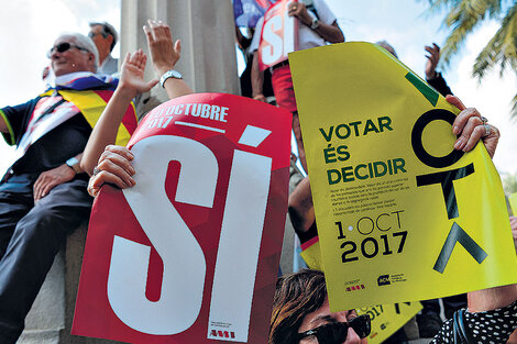 Los catalanes calientan la calle