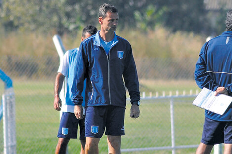 Cocca ensayó de cara al partido con Argentinos, en La Paternal. (Fuente: Fotobaires)