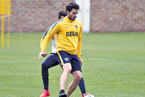 Gago se reincorporó ayer al trabajo junto a sus compañeros. (Fuente: Fotobaires)