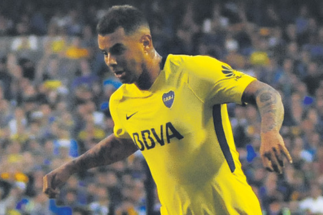 Edwin Cardona, enganche de Boca. (Fuente: Julio Martín Mancini)