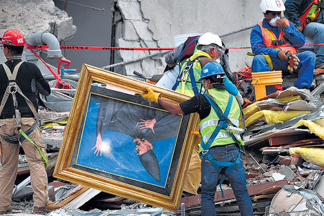 Las tareas de rescate continúan pese a las interrupciones. (Fuente: AFP)