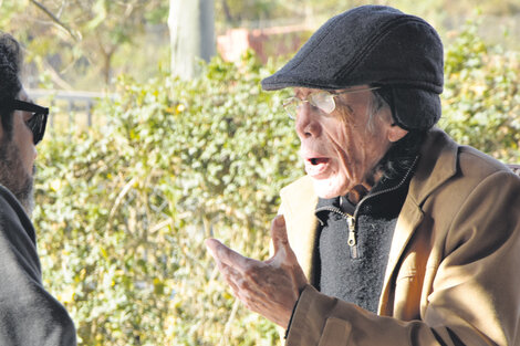 El legendario folklorista Daniel Toro junto a Víctor Pintos, a cargo de la curaduría artística de la edición.