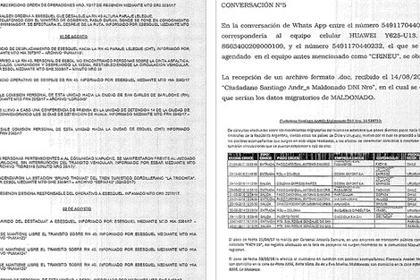 El seguimiento de los movimientos de Maldonado y de los hechos de 1º y 2 de agosto que constan en el expediente.