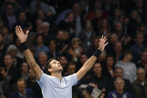 Del Potro festejó en Estocolmo y Schwartzman no pudo en Amberes