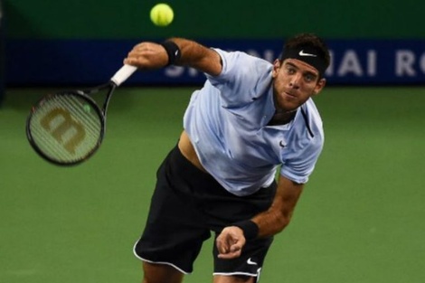 Del Potro no pudo con Federer en Shanghai