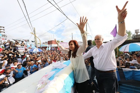 CFK, de caravana por José C. Paz