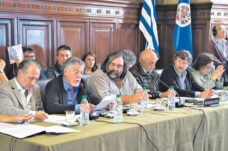 Hubo una amplia representación sindical en la audiencia que se realizó ayer en Montevideo.