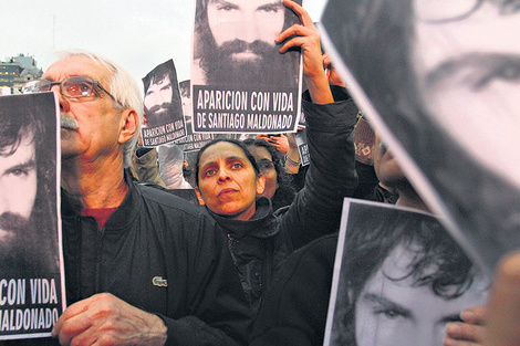 De la respuesta de la ONU se desprende que el Estado hizo poco y nada y mal en la búsqueda de Santiago Maldonado. (Fuente: Leandro Teysseire)