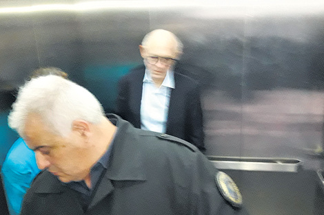 El ex canciller Héctor Timerman, con un estado de salud delicado, se presentó ayer en Tribunales. (Fuente: DyN)