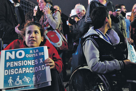 La inmensa mayoría de las pensiones por invalidez dadas de bajas no fueron restablecidas pese a la promesa oficial. (Fuente: Arnaldo Pampillon)