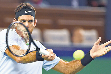 Delpo dejó atrás la molestia que puso en duda su participación en el torneo sueco y pasó a semis. (Fuente: AFP)