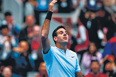 Del Potro le ganó ayer a Cuevas por 7-6 (4) y 6-4. (Fuente: EFE)