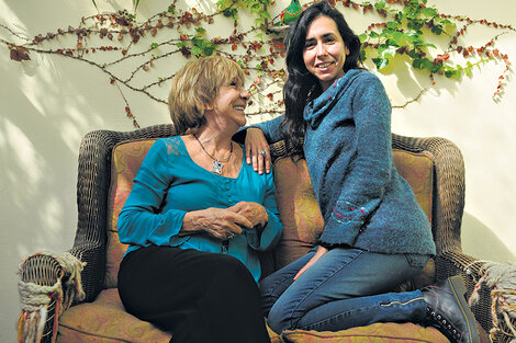 Lago y Giovine, madre e hija. La obra va sábados y domingos en el Teatro La Comedia. (Fuente: Sandra Cartasso)