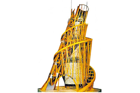 Maqueta del Monumento a la Tercera Internacional.