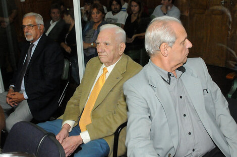 Maderna, Cervera y Rodríguez cuando fueron a juicio en el año 2013.