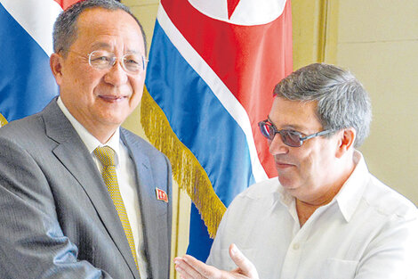 Cuba recibió al canciller norcoreano