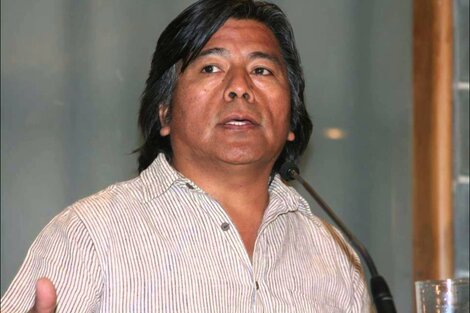 El werken de la Confederación Mapuche de Neuquén, Jorge Nahuel.