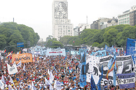 Marcha y paro contra el paquete de ajuste