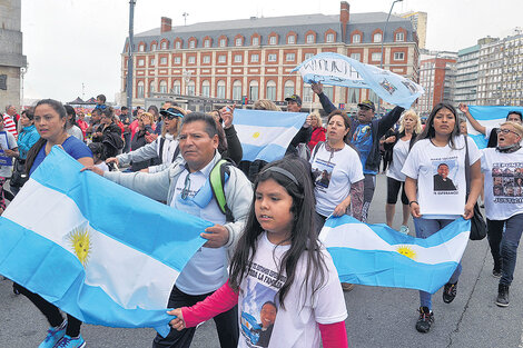 La marcha recorrió siete kilómetros, desde la Base Naval hasta la Catedral.