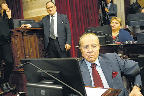 Un pedido de prisión para Menem
