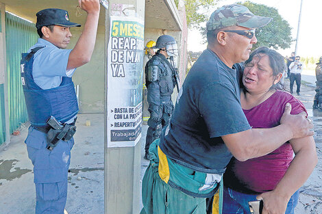 Otra represión a los balazos