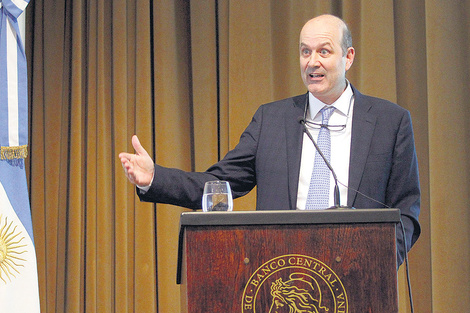 Federico Sturzenegger, presidente del Banco Central, dice que la inflación baja cuando sube. (Fuente: Leandro Teysseire)
