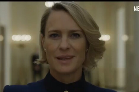 Claire Underwood, interpretada por Robin Wright, será la protagonista de la nueva temporada. (Fuente: @houseofcards)