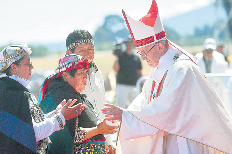 El Papa pidió escuchar al pueblo mapuche