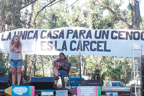 El encuentro fue organizado por el colectivo Vecinos Sin Genocidas.