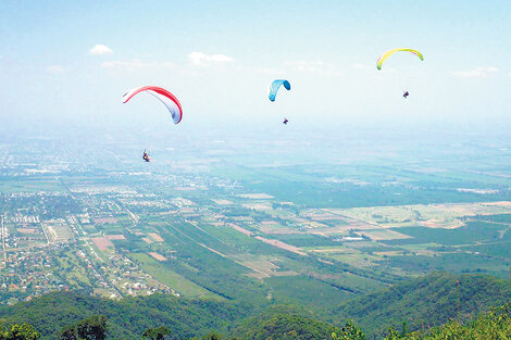 Parapente suspendido