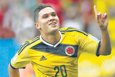 Juan Fernando Quintero, también jugador de la Selección de Colombia.