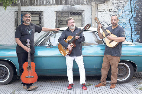 González, Szwarcman y Alvarez buscarán en el Tasso un punto de encuentro entre distintos folklores. (Fuente: Dafne Gentinetta)