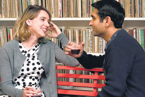 Zoe Kazan y Kumail Nanjiani en el film dirigido por Michael Showalter.