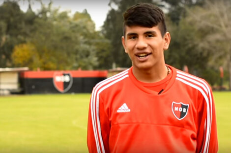 Nicolás Castro tiene 17 años y si bien no jugó nunca en primera, sí lo hizo en el Sub 20.