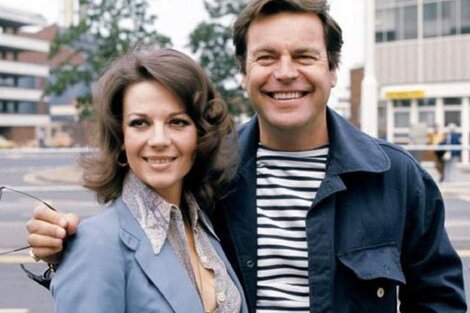 Natalie Wood junto a Robert Wagner, a comienzos de los 70.