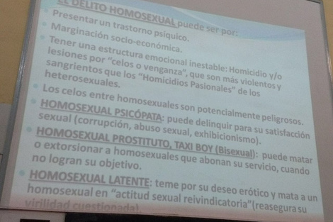 Cátedra de homofobia