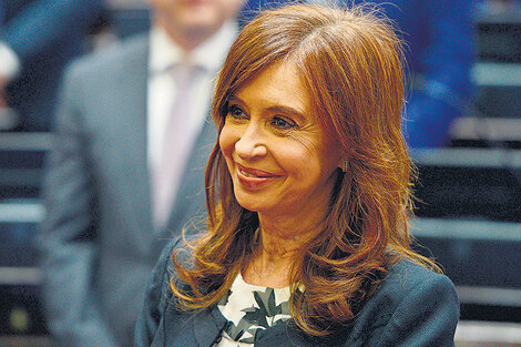 La ex presidenta Cristina Fernández de Kirchner.