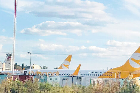 Flybondi sumó un nuevo avión de adorno