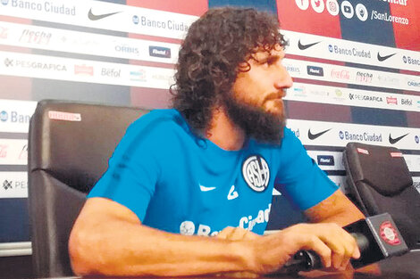 El defensor de San Lorenzo, Fabricio Coloccini.