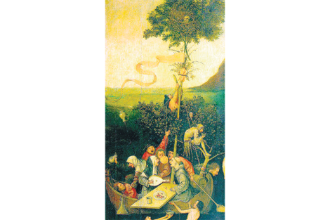 La nave de los locos (El Bosco).